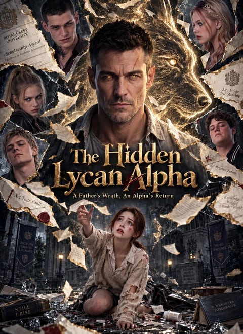 Poster for The Hidden Lycan Alpha: a father shielding his daughter
