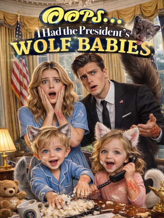 Poster of Oops... I Had the President's Wolf Babies, the most-watched short drama on Solona